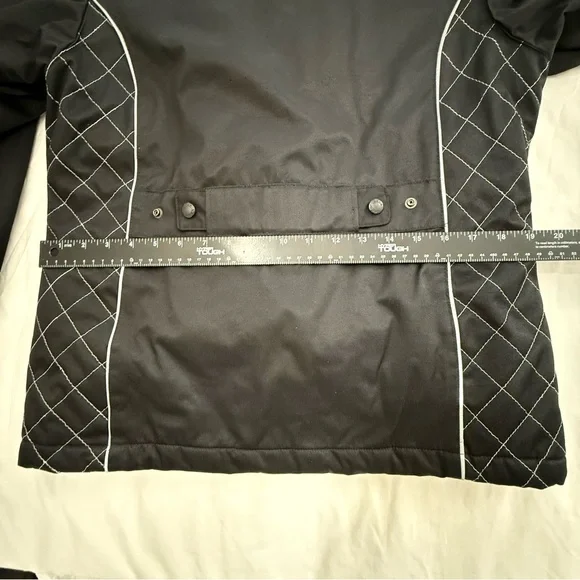Lecaf Women’s Snowboard Jacket Small 95 Black Purple Quilted Insulated Ski Coat - Picture 11 of 17